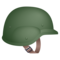 Military Helmet emoji on Emojione